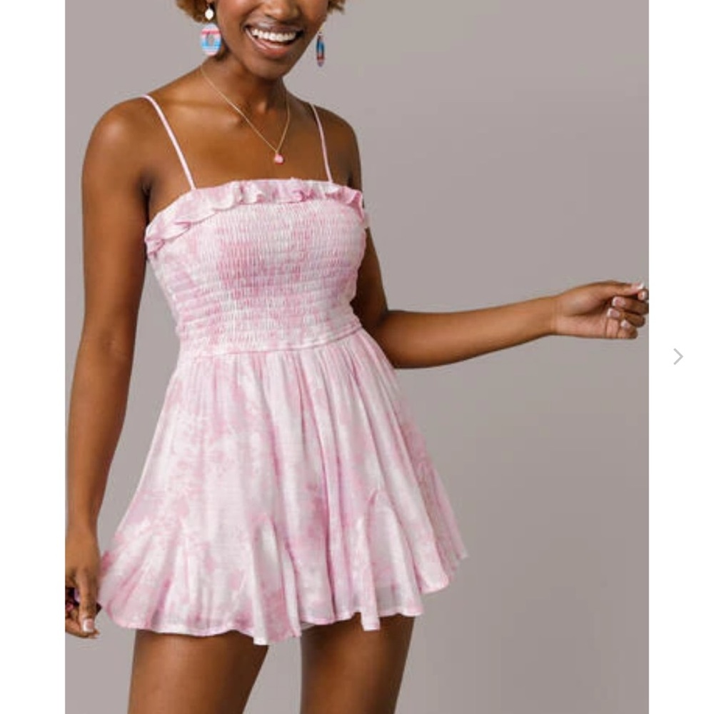 Smocked Romper.